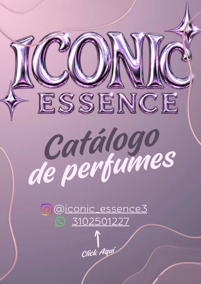 Portada del catálogo Iconic Essence