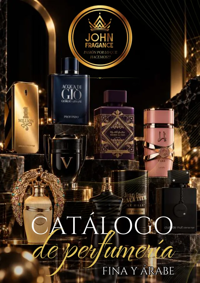 Portada del catálogo John Fragance